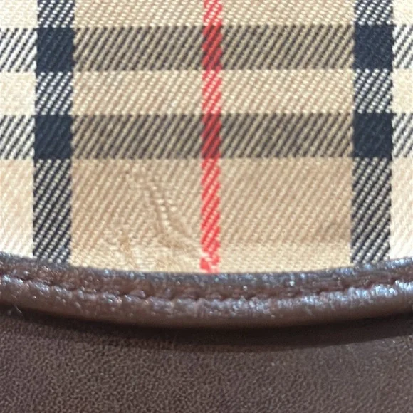 Authentic Vintage Burberry Coin Case Nova Check Shadow Horse Purse, VGUC - Picture 14 of 16